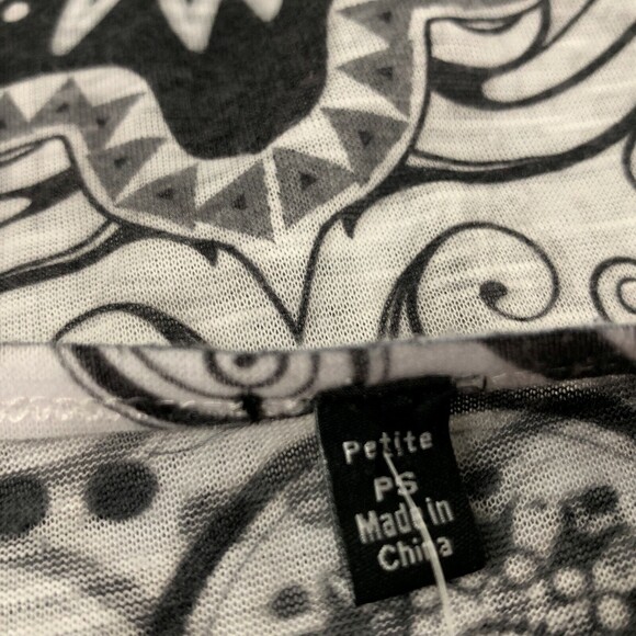 Women's Top Petite Small PS Multi-color - Picture 5 of 7